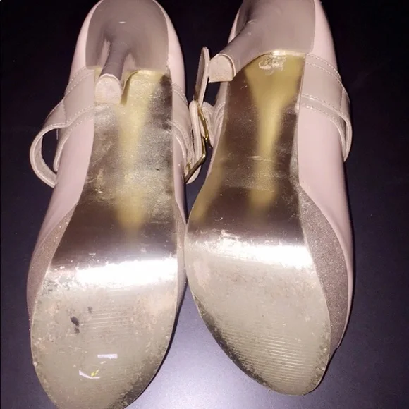 Steve Madden Nude and sparkly platform heels! - Picture 7 of 8